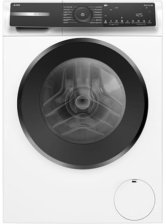 Bosch WGH244A40, Serie 6, Smarte Waschmaschine 9 kg, 1400 UpM, i-DOS, Fleckenautomatik, Iron Assist für weniger Falten, Nachlegefunktion, Active Water Plus, Hygienisch Waschen