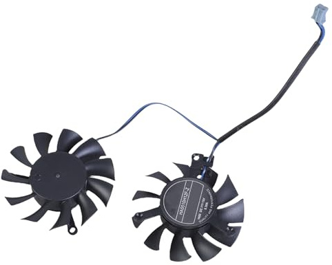 Yjcnelcr 50mm 2Pin HA5510H12FZ DC12V 0.3A GPU Fan for GTX1650 LPOCV1 Graphics Card Cooling