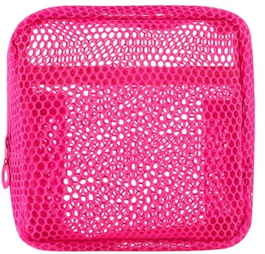 Borse cosmetiche leggere della maglia per i sacchetti portatili di stoccaggio di articoli da toeletta igienici ad asciugatura rapida dei sacchetti portatili traspiranti portatili di stoccaggio dei