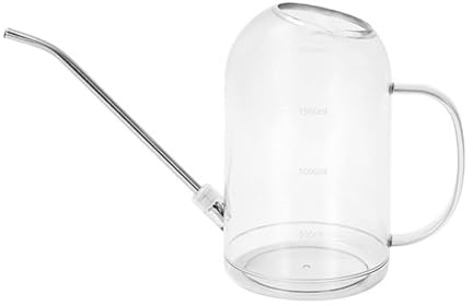 Gießkanne mit extra langem Ausguss, 2 Liter – Leichte & langlebige Designkanne für Innen- & Außengarten, ergonomischer Griff für kontrolliertes Gießen (Weiß)
