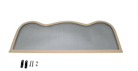 Tief-Tech Windschott für Mazda MX5 R-Style (1989-2005) - Beige | Windabweiser | Windblocker | Wind Deflector