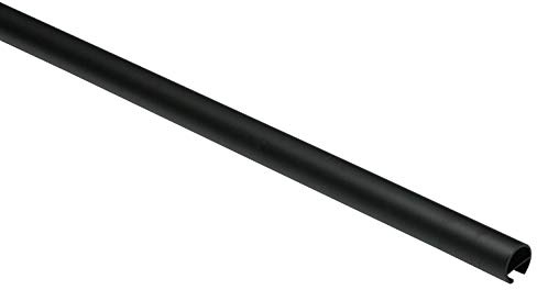 GARDINIA Gardinenstange mit Innenlauf I Ø 16 mm schwarz-matt 160 cm