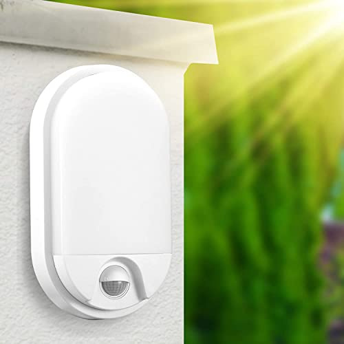 Adviti NEFRYT LED Lampade con Sensore di Movimento IP54 (Bianco)