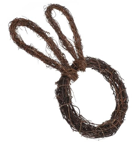 ABOOFAN Hasengirlande osterhasen basteln wandverkleidung DIY girlandenring Hasenkränze vor der Tür Heimdeko Wohnkultur Girlandenringe selber Machen Girlandenrahmen selber Machen Anhänger