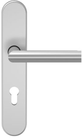 ECO-Schulte OKL K130 D310 - Juego de cambio de placa larga (9 mm, 72 mm, grosor de la puerta: 40-60 mm, 13 x 4,5 x 23,4 cm)