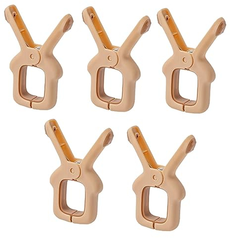 Generico Porta Asciugamani Clip per Telo Mare mollette per bucato Clip Antivento per Balcone Clip per Asciugatura Biancheria Antivento Porta Asciugamani per trapunte Coperte Rosa Chiaro