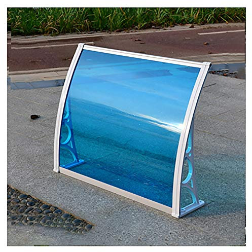 NecvDcvs Canopée Auvent, Cassette d'abri de pluies auvent de la canopée de Porte for Porche de Porte d'entrée(A,60 * 100cm)