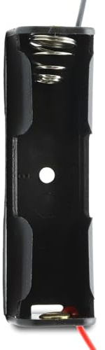 TECHZOCO Portapila Plano MN21, Soporte de Batería A23, Caja para Pila 8LR932, Incluye Cable de 200mm, Voltaje Total: 12V (12V por Pila), Apto para 1 Pila A23 8LR932 MN21 V23GA LR23