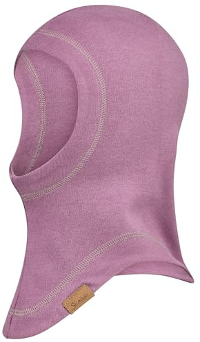 Sterntaler Schalmütze aus Viskose-Mischgewebe – einfarbige, temperaturregulierende Schalmütze – Unisex, weich und pflegeleicht – für Baby und Kinder, beerenrosa, Größe 51
