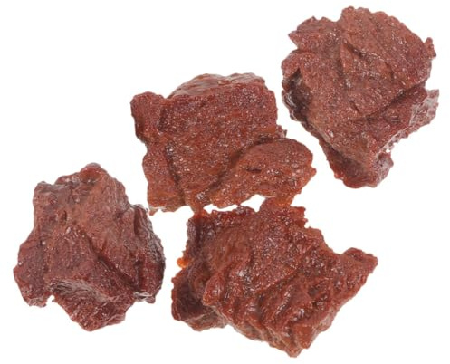 Toddmomy 4pièces Steak Artificiel Faux Aliment Réaliste Modèle de Bœuf Cuit pour Décoration Cuisine Restaurant