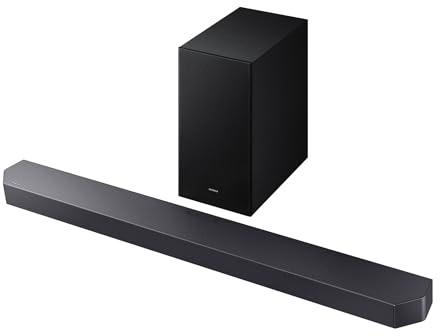Samsung Q-Series Soundbar (HW-Q600F), 3.1.2ch Soundbar, with Wireless Subwoofer, Dolby Audio/DTS Virtual:X, Q-Symphony & Game Pro Mode