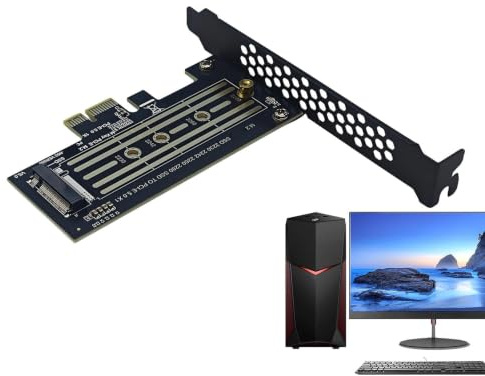 M2 PCIe Adapter Hochgeschwindigkeits-Stromversorgung und Datenspeicher