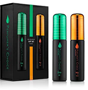 Perfumer's Choice No 9 by Victor and No 10 by Mojo - Fragrance for Men - 2 x 50ml Eau de Parfum Gift Set, by Milton-Lloyd