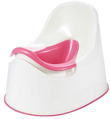Töpfchen, Spritzwassergeschützte Urin-Kindertoilette Toilette Mädchen Mädchen Töpfchen Urinal Kindertoilette - Grün/Pink (Farbe : Rosa)