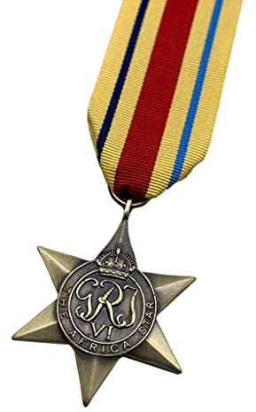 Hornbeam Militaria Replica Africa Star Campaign Medal, WW2, Copy