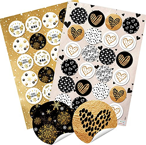 24 Herzaufkleber weiß, gold – Frühlingsdeko Wohnzimmer | Herbst Winter Wohndeko klassischer Hingucker Tischdeko Fensterdeko