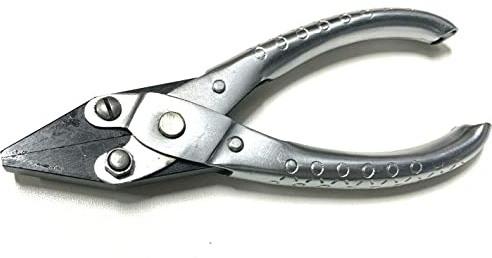 Parallel Action Flat Nose Plier with Smooth Jaws, Silver/Black, 140 mm (NORMAL)