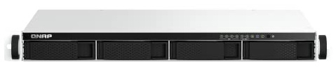 QNAP TS-464eU-8G-US 4 Bay High-Speed 1U Short Depth Rackmount NAS with Dual-2.5GbE, Intel Celeron CPU, 8GB DDR4 Memory and 2.5GbE (2.5G/1G/100M) Network Connectivity (Diskless)
