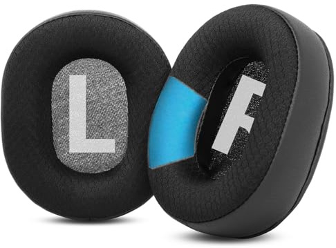 YunYiYi MDR-7506 Ear Pads Replacement Compatible with Sony WH-L600, MDR-7506, MDR-V6 Headphones Upgrade Earpads Ear Cups Parts | Replacement Earpads with Upgrade Mesh Fabric,Noise Isolation Foam Accessories- Black