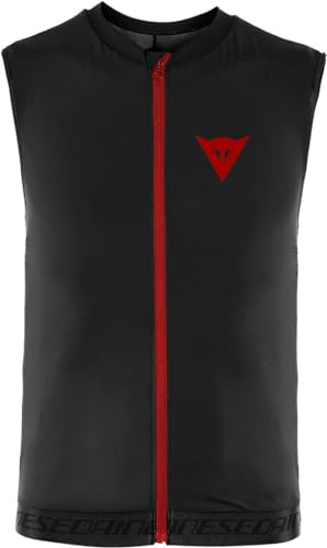 Dainese - Scarabeo Flexagon Waistcoat 2,Chaleco Protector Esquí, Protector Espalda Esquí,Negro/Rojo,Niño