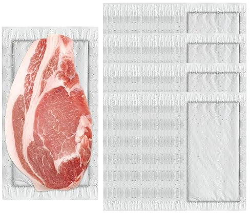 Hitrod 100 di Carta da Cucina Dri Lock 50/80 Grammi | da Cucina igienici per Mantenere Gli imballaggi asciutti e puliti, Cuscinetti assorbenti per sottovuoto da Cucina e da Negozio