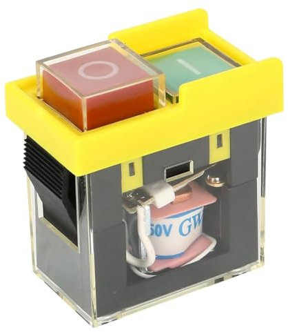 Loufy Kjd6 5E4 250V 6A Universal Safety Switch Power Failure Protection Switch Electromagnetic Waterproof, Against Power Outage Tool Switch, Start Button