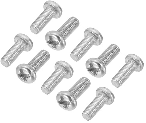PATIKIL Tornillos Phillips De Cabeza Avellanada, Paquete De 40 M3-0.5 X 12mm Acero Inoxidable 304 18-8 Roscado Completo, Tornillo De Máquina Con Cabeza Avellanada Y Ranura Phillips