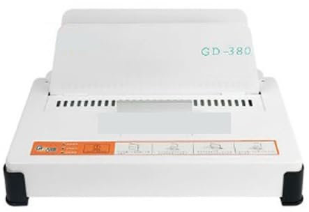 Bindemaschine, GD380 Heißklebebindemaschine Vertragsdokumente A4 Buchumschlag Automatische Klebebuchbindemaschine 100w,Bürobedarf