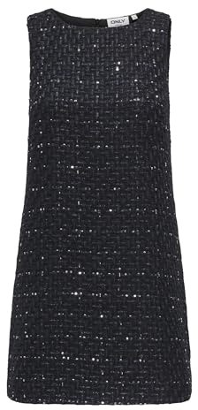 Onlicy S/L Boucle Sequin Dress TLR