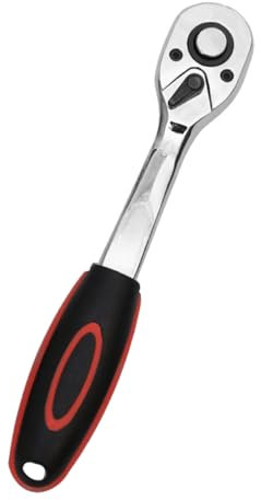 Umschaltknarre, Ratschenschlüssel, Ratschen Steckschlüssel, 1/4 Zoll Rachet Wrench mit 72 Zähnen, Ratschenantrieb Steckschlüssel, Schnellverschluss Ratsche Steckschlüssel, für Autoreparatur von Möbeln