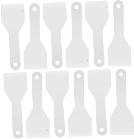 OFFSCH 50pezzi Paletta Per Ghiaccio in Plastica Per Congelatore e Frigorifero Strumento Raschietto Per Rimuovere La Brina Paletta Piatta Antiscivolo Per Cucina Duratura e