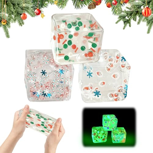 DOWNDRIFT 3 Stück Stressball Kinder Anti Stress Spielzeug Antistressball Kinder Würfel Squishy Stress Cube Quetschball Squeeze Bälle Sensory Spielzeug für Abbauen Und Beruhigung ADHD Autismus