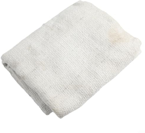 2 mm dicke, feuerfeste Decke, 1260 °C hitzebeständiges Porzellanfasertuch für Ofen- und Hochtemperatur-Rohrisolierung, Ofentür und Brandschutz, Schweißschlackenschild (1 x 1 m)