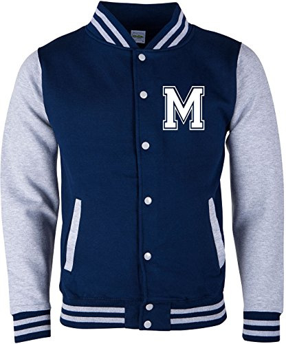 EZYshirt® Wunschinitalen Wunschnummer College Jacke für Damen | Herren | Kinder