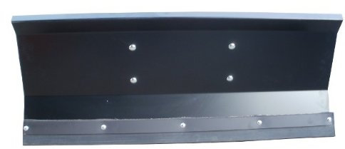 Schneepflug Räumschild Schneeschild gekantet mit Universalhalterung Schwarz 150 x 40cm / 3 Stufen verstellbar