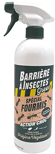 BARRIERE A INSECTES Green Anti-Fourmis à Base de ChrysanthÚme - Prêt à l'emploi 750 ML, Nicht Zutreffend