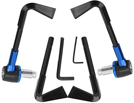 Leve Freno per Protezione Impugnatura per Moto, Leve Freno per Protezione Impugnatura per Moto CNC Proteggi Protezione Protezione per Moto Manubrio per Protezione Leva Freno R1 Paraleve Moto 16mm(blu)