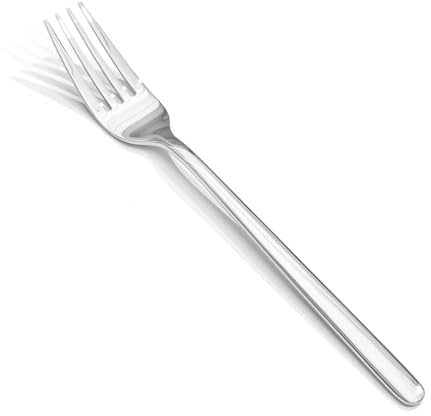 KINGSTONE Dinner Forks Set of 12, 8-Inch 18/10 Stainless Steel Forks Cutlery Table Forks for Home, Kitchen & Restaurant, Dishwasher Safe (Dinner Forks Set, 12-Piece)
