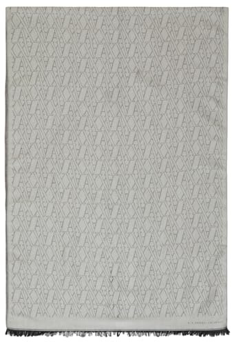 Armani Exchange The Notorius Frank, All Over Logo Scarf, Pisco, taglia unica, Pisco, Taglia unica