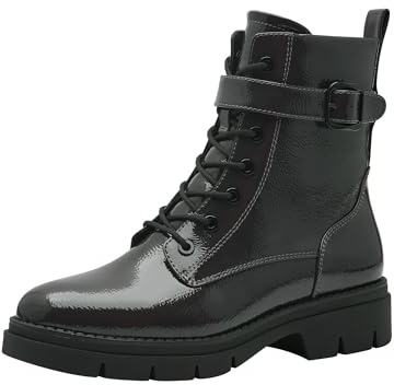 Tamaris Bottines 1-25289-41 normales, Olive Brevet, 36 EU