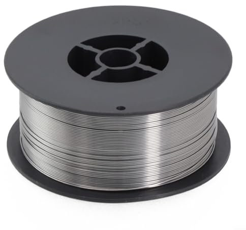EpheyFIF Fils fourrés E71T-GS de 1 kg de fil de soudure pour soudeur MIG sans gaz auto-blindé sans gaz pour soudage en acier inoxydable (1,2 mm)