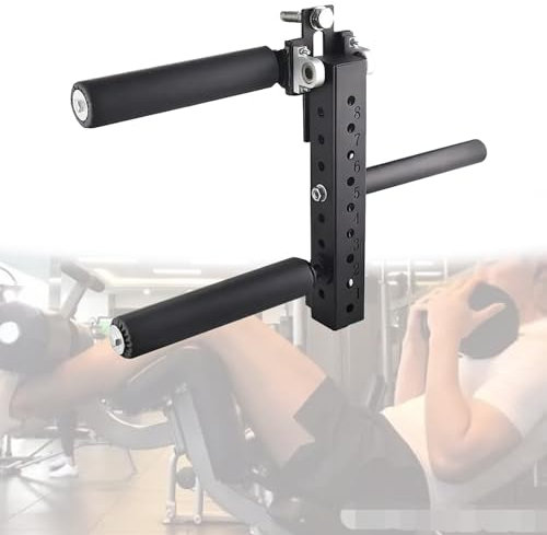 Quixnova 1,8/2,6 cm Beinstrecker- und Beinbeugermaschine, sitzende Beinstrecker-Ausrüstung, Training der Beinmuskelgruppen für Hantelscheiben mit 2,5 cm Durchmesser,2.6cm