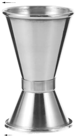 QIUYMGFG Shakers à Cocktails Cocktail Set Shot Acier Inoxydable Mesure Tasse Cocktail Shaker Boisson Esprit Mesure Jigger Cuisine Bar Barware Outils(C 15 and 30ml)