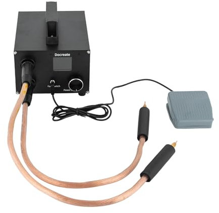 Poste à souder par points pour batteries, appareil de soudage par points portable avec 250 engrenages pour le soudage de 18650 et d'autres batteries et composants électroniques