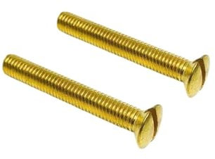 M3 M3.5 M4 M5 M6 Brass Slotted Semi-Countersunk Head Screws One-slot Oval Countersunk Thread Nails Machine Bolt 6mm-50mm(M5x30mm (10pcs))