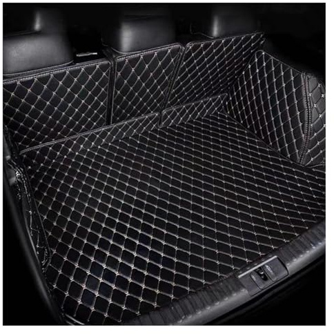 Kofferraummatten Für Jeep Für Grand Für Cherokee 2011-2020 Auto Trunk Cargo Liner Abdeckung Matte(Black Beige 3D)