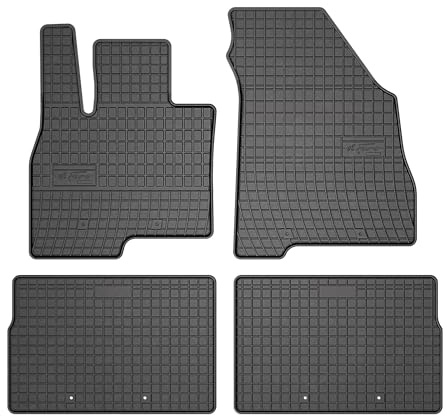 moto-MOLTICO Gummimatten Auto, 4-teiliges Set, Allwetter Gummi Fußmatten, Antirutsch & Wasserfest Autoteppiche - passend für Leapmotor C10 SUV ab 2024