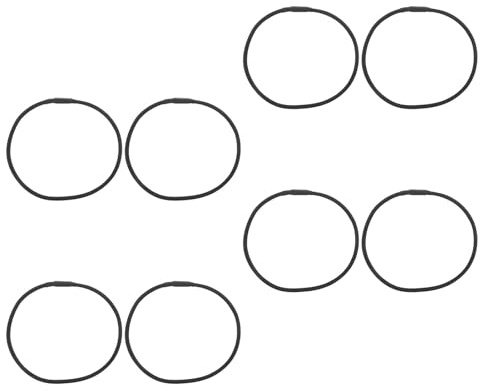 Abaodam 8 Pezzi Anelli Elastici in Gomma Antivibrazione per Supporto Microfono Condensatore Fasce Elastiche Resistenti per Studio Montaggio Facile e Stabilità Migliorata