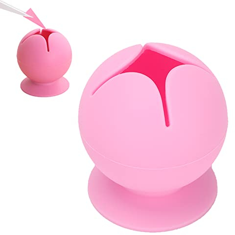 Collecteur de ferraille, ventouse en Silicone pour collecteur de ferraille pour la collecte de déchets de stockage de bureau de désherbage de vinyle(Rose)