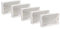 Axiom Surface Mounted Back Box 25mm Wall Pattress Double 2 Gang Electrical Socket, White (5)